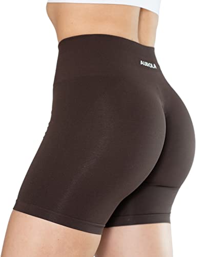 Image of AUROLA Intensify Workout Shorts for Women Seamless Scrunch Short Gym Yoga Running Sport Active Exercise Fitness Shorts