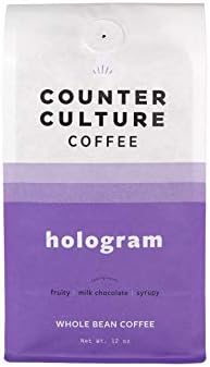 Counter Culture Coffee - Whole Bean Coffee - Fresh Roasted, Sustainably Farmed (Kosher) - Hologram, 12 oz (1 Bag)