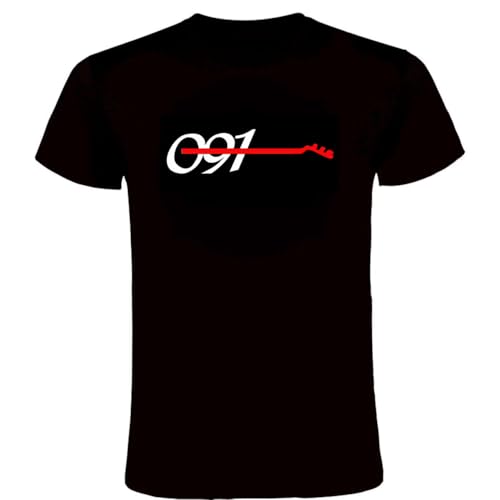 Genérico Camiseta Logo 091 Tallas S M L XL XXL (L)