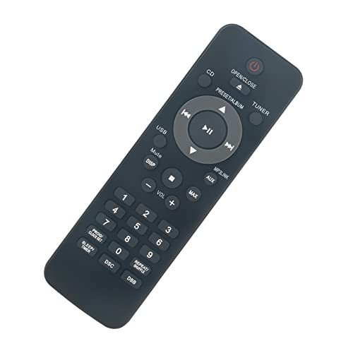 FWM211 / FWM210 Replaced remote control-VINABTY-Fit for Philips Hi-fi System 996510042887 remote control FWM210/55 FWM210 FWM211X FWM211X/77 FWM210/12 FWM210/78 FWM211/37 FWM211 - Image 2