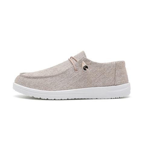Image of betyswear Womens Loafers Women Shoes Casual Slip-On Canvas Shoes Breathable Lightweight Boat Shoes for Women