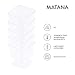 100 Copas de Postre de Plástico Multi-Uso, Transparente 60ml, Tazas Cuadradas con...