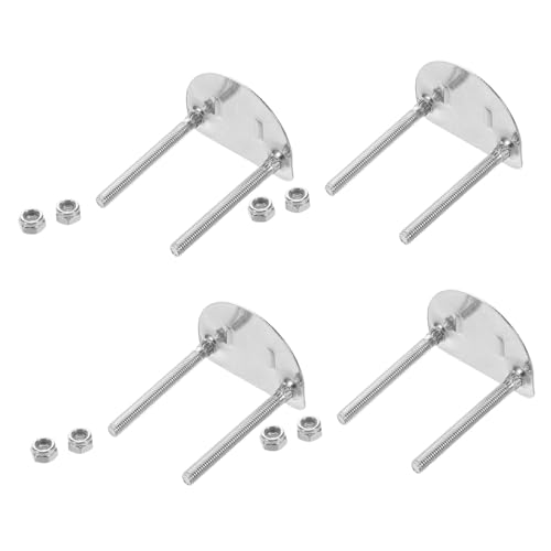 GRIRIW 4Pcs Roller Skate Base Plates Durable Shock Absorbing Hardware for Easy Assembly and Portability Essential Accessories for Men and Women Skating Enthusiasts