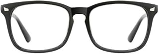 TIJN Unisex Stylish Square Non-Prescription Eyeglasses Glasses Clear Lens Women Men Eyewear