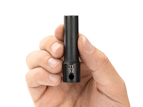Image of TEKTON 3 /8 Inch Drive x 11 /32 Inch Deep 12-Point Impact Socket | SID13209