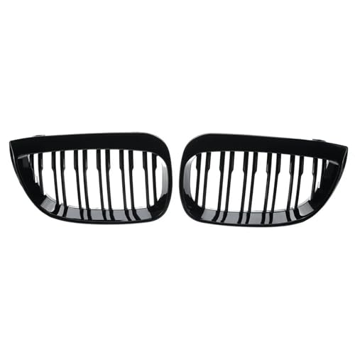Calandres avant de voiture grille de course double latte BMW Série 1 E87 E81 04-07