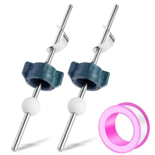 FullMayPro Lavatory Pop-Up Center Piece Assembly,Pop-Up Drain Repair Kit,Fits Most Popular Brands，Replacement for PS2673,PS469 and PSB327,Replacement Bathroom Sink Pivot Rod,0.71inch Ball, Chrome-2PCS