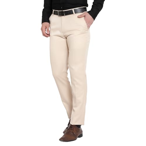 Image of Men's Formal Trouser for Men | Regular Fit Office Wear Pant | Business Casual Trousers | Comfortable Formal Pants for Office, Work