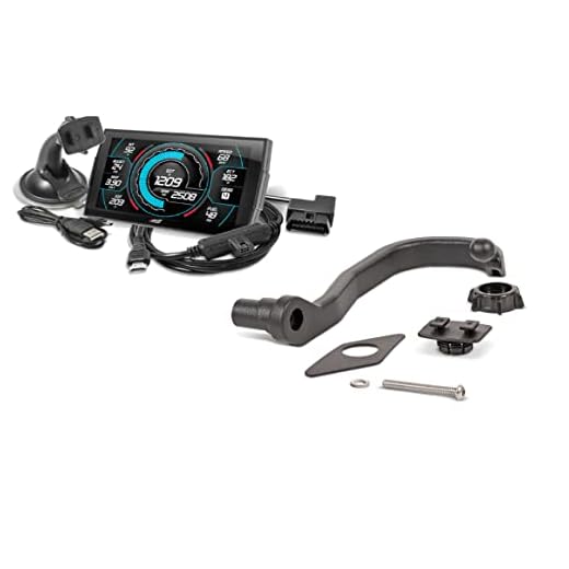 Edge Insight CTS3 Touch Screen Gauge Monitor 84130-3 & A-Pillar Mount 28600 Compatible with 2015-2019 Silverado/Sierra 2500HD/3500HD Gas Diesel 6.6 6.0 Duramax LML L5P LS