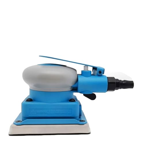 Lijadora neumática, máquina pulidora de papel de lija de 75 x 100, 12000 RPM, entrada de aire de 1/4 pulgadas, consumo de aire de 0.43 l/min para moler, pulir, encerar, sellar