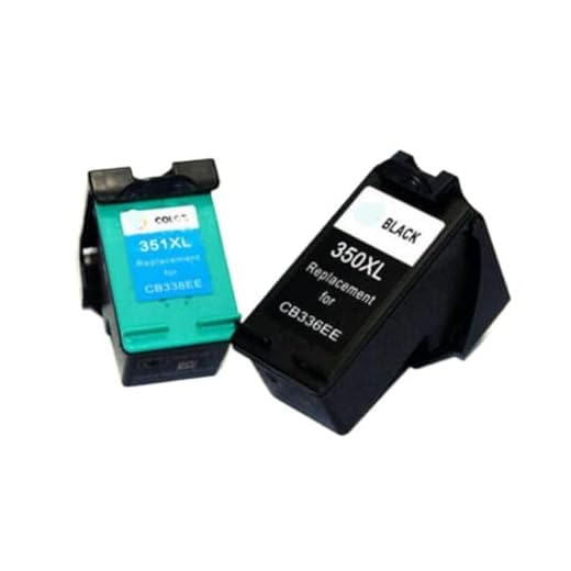 Zweite Hand 350XL/351XL Ink Cartridges Kompatibel mit Photosmart C4472 C4473 C4480 C4483 C4485 Drucker und ähnliche Modelle