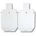 RANGETIME Targets-Two Laser Cut AR500 Steel Gong 12" X 20" X 3/8" Silhouette Shooting Targets- Rifle Target