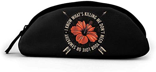 Preisvergleich Produktbild Tanz Gavin Tanz Halbkreis Bleistiftetui Schreibwaren Tasche Aufbewahrungstasche Waschtasche Büro Sortiertasche Münztasche Kosmetiktasche Mode 2 X 3 X 8 Zoll