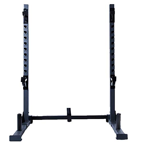KOMFGT Soporte ajustable para pesas para gimnasio en casa, para sentadillas, para hombre, multifuncional, soporte ajustable para el hogar, interior, gimnasio, fuerza, Tr