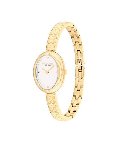 Coach Sammy Women's Quartz 22.5mm Bangle Watch - Elegant Jewelry-Inspired Timepiece - Gift for Her