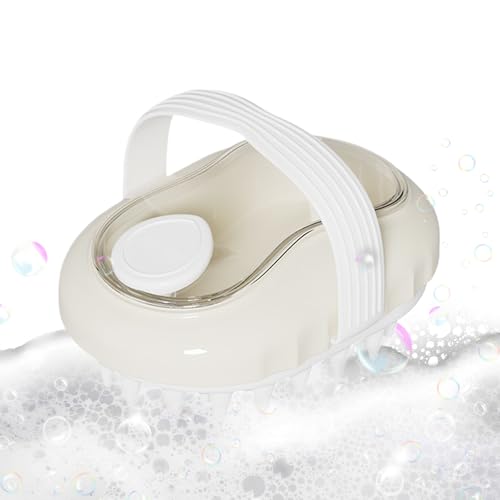 Exfoliante para piel de cabello, cepillo estimulante para piel peluda con champú | Cerdas antienredos limpiadores para mujer y hombre toda la familia