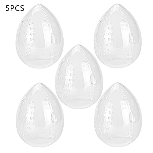 Powder Puff Blender Holder Plastic Portable Cosmetische Rack eivormige Makeup Sponge Drying Box Beauty Tools Transparant… - Image 8