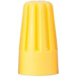 Gardner Bender 10-004 WireGard Screw-On Wire Connectors, 18-10 AWG, Electrical Wire Nut, 100 pk, Yellow