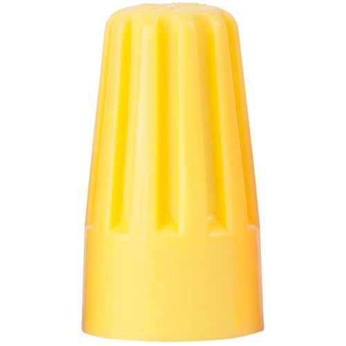 Gardner Bender 10-004 WireGard Screw-On Wire Connectors, 18-10 AWG, Electrical Wire Nut, 100 pk, Yellow