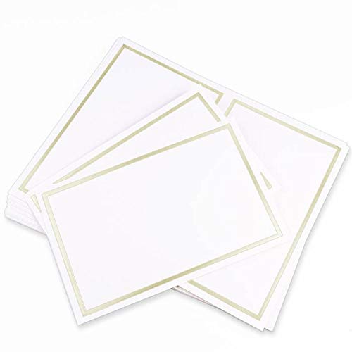 LCI White Pearl 2up Printable Card - A9 (5 1/2 x 8 1/2) Foil Border, 65lb Cover, 25 Pack
