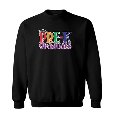 Tcombo Pre-K Graduate - Pre-School Kindergarten Toddler Fleece Crewneck Sweater