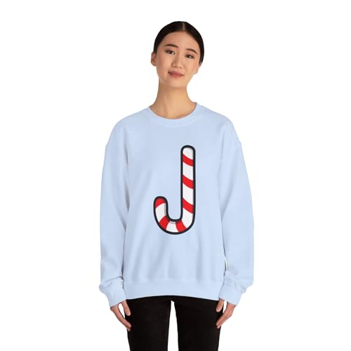 Pull de Noël bleu ciel grand modèle tricot Lollipop hiver chaud taille L