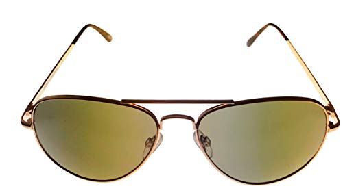Skechers Mens Gold Metal Aviator Sunglass SE8051. 32N2