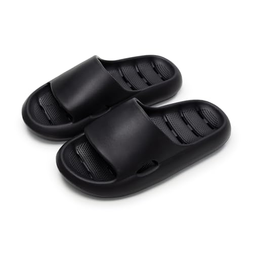 utune Shower Slippers for Men With Holes Non Slip Quick Drying Bath Slippers Women Indoor Sandals Summer House Slippers Unisex Soft Sole Shower Shoes