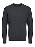 Care Label: JACK & JONES Pull en Maille Pull en Maille Dark Grey Melange XL Dark Grey Melange XL