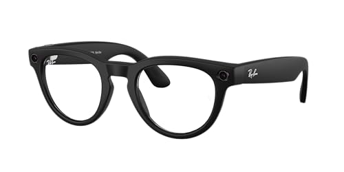 Ray-Ban Meta (Gen 2), Headliner, Matte Black, Clear Lenses