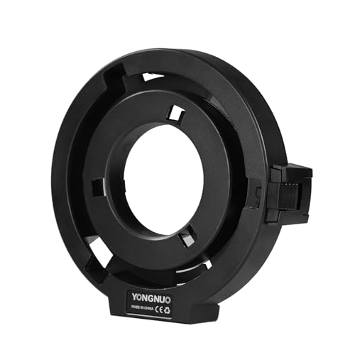 Image of Durable Mount Adapter for YN150SYN150 /YN150Li LED Video Lights, Easy Installation, Black Color