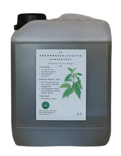 Urdünger Brennnesseljauche Konzentrat Bio 2,5 Liter Brennesseljauche biologischer Universaldünger