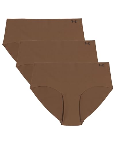 Image of Under Armour Women's 3-pack Pure Stretch No Show Hipster Underwear, All-day Comfort & Ultra-soft Fit