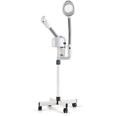 Salon Style 2 in 1 Facial Steamer 5X Magnifying Lamp Hot Ozone Machine Spa Beauty Equipment Cover