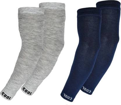 FRANKOPOLIS, Cotton Arm Sleeve For Men & Women, (Free, Grey, Black)
