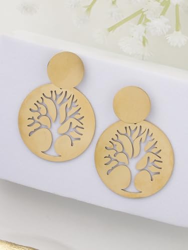 Image of Scintillare by Sukkhi Stylish Stainless Steel Butterfly Dangler Earring Jewellery for Women & Girls|Anti Tarnish Jewellery|Gifts for Wife Girlfriend Mother Sister