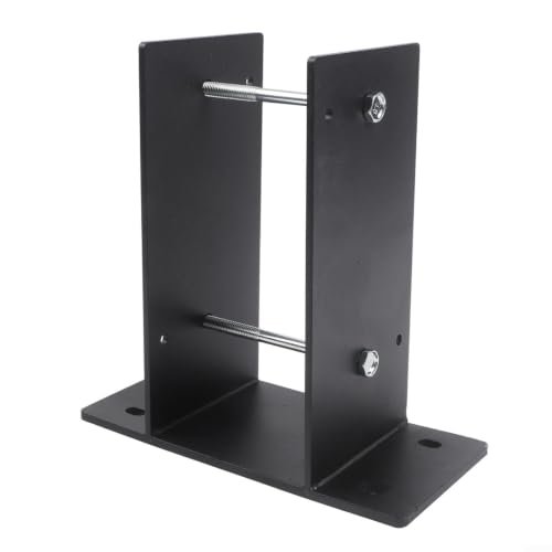 Soporte robusto para postes de valla 4x4 en acero estructural 3