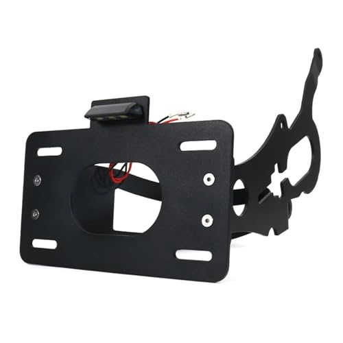 Support plaque d'immatriculation latéral premium pour moto Kawasaki VN800