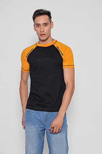 Image of Trendy Men's Round Neck T-Shirt Pure Pre Combed Cotton Bio-Washed 3D Print (STM-003)
