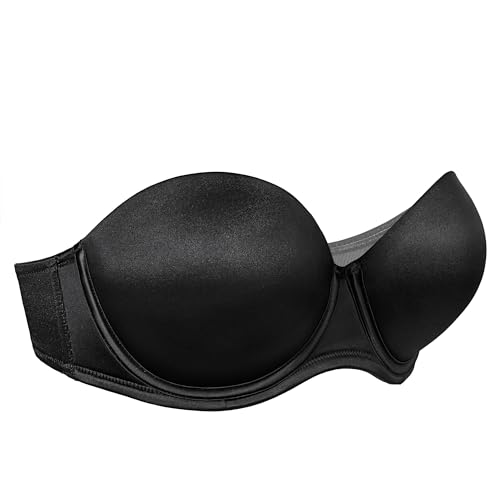 Image of HACI Comfort Everyday Padded Demi Underwire Bra(Black,32A)