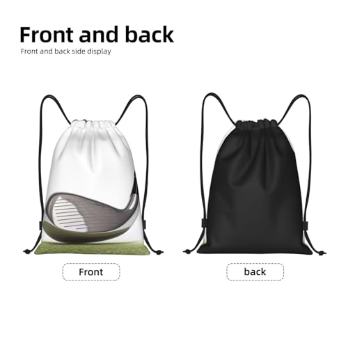 Golf Club Drawstring Backpack Waterproof String Bag Cinch Bags Portable Gym Bag for Women Men4