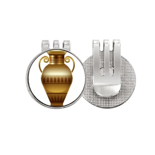Marqueur de balle de golf magnétique Égypte antique accessoire de golf émail