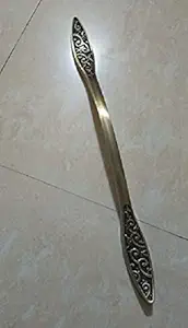 HomeDecorax Traders Brass Antique Finish Cabinet Drawer Door Handle (4 Inch) - Pack of 12