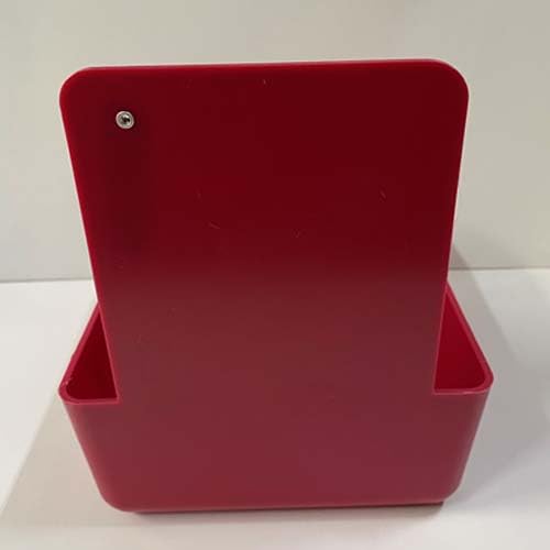 Burgundy Dental Lab Pan with Stainless Steel Clip 12pk 7" x 5¾" x 2½" Made in The USA