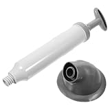 Ventouse pour cuvette de toilettes – cette ventouse convient à la maison, bureau et à l'hôtel ; est pratique et facile à utiliser