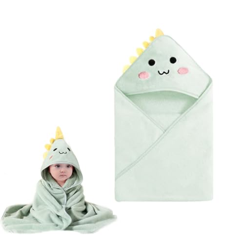 WeddHuis Serviette à Capuche Bébé, Peignoir De Bain En Tissu Éponge, Cape de Bain Bebe Garcon, Cadeau Naissance Garcon, Pour Garçon Et Fille