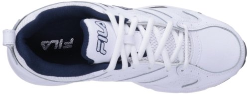 Image of Fila Men's Capture Running Shoe,White /Peacoat /Metallic Silver,7 M US