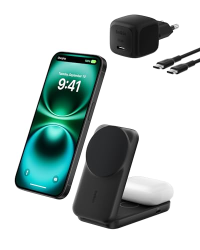 Belkin UltraCharge Qi 2.2 Ladestation 2 in 1, 25W...