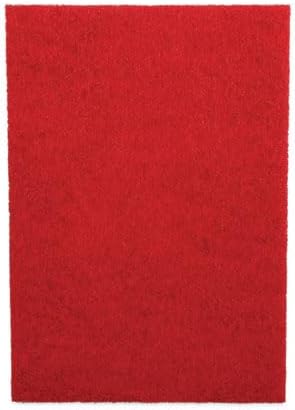 Boardwalk Floor Machine Buffing Pads, 20"x14" Diameter, 10-Pack, Red, Cleans & Polishes To a High Gloss, Durable, Made in the USA