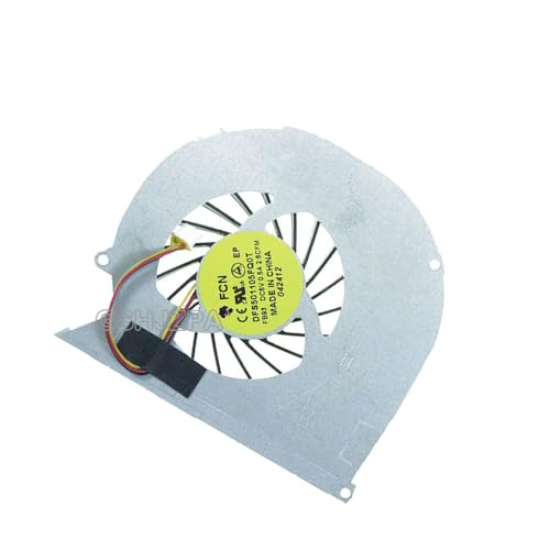 GSHJZPA CPU Ventilador refrigeración para Dell 7520-6594 7520-6600 7520-7052 7520-6617 3560 Y5HVW V3560 MF60120V1-C531-G99 KSB0505HA CD15